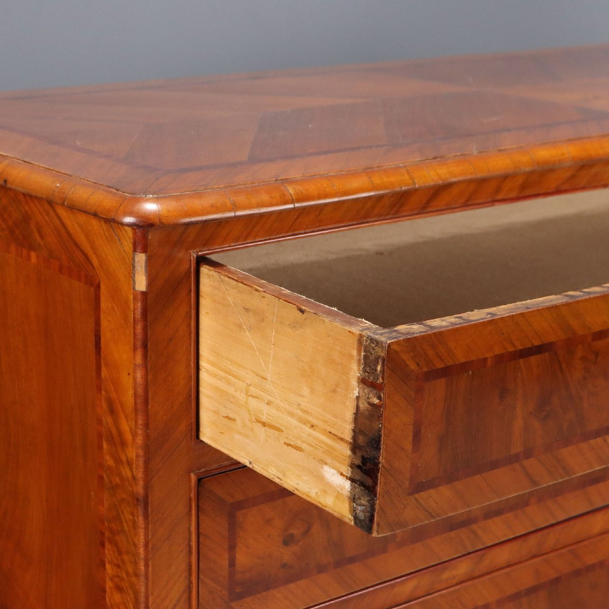 Comò Neoclassico a tre Cassetti Toscana Fine XVIII Secolo-photo-4