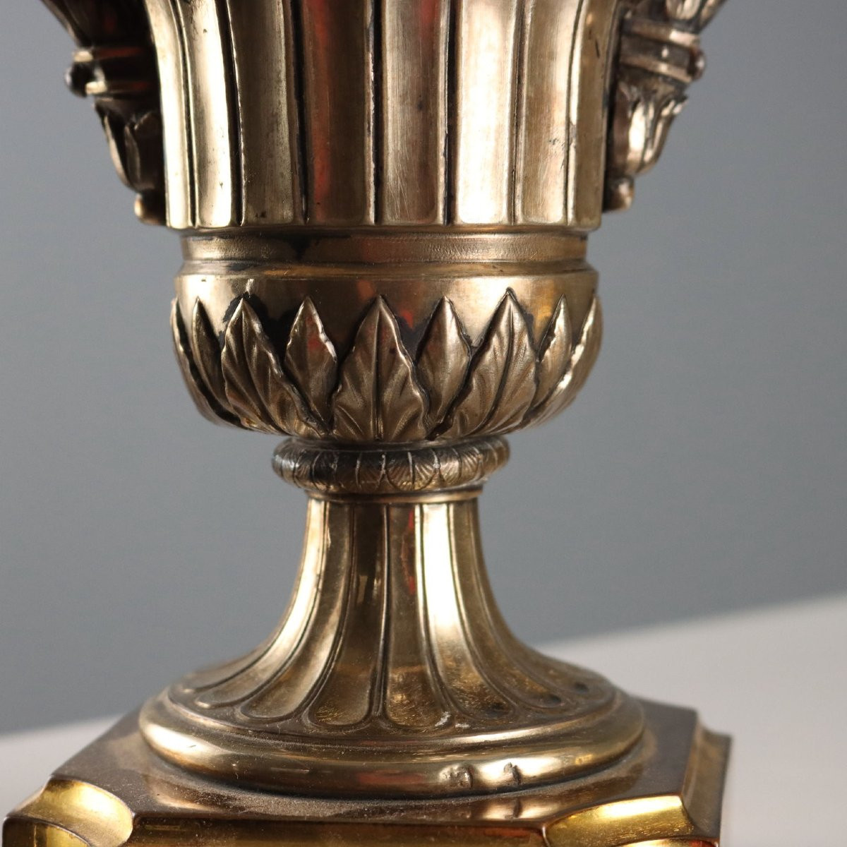 Coppia di Lampade in Argento e Bronzo Europa Prima Metà '900-photo-1