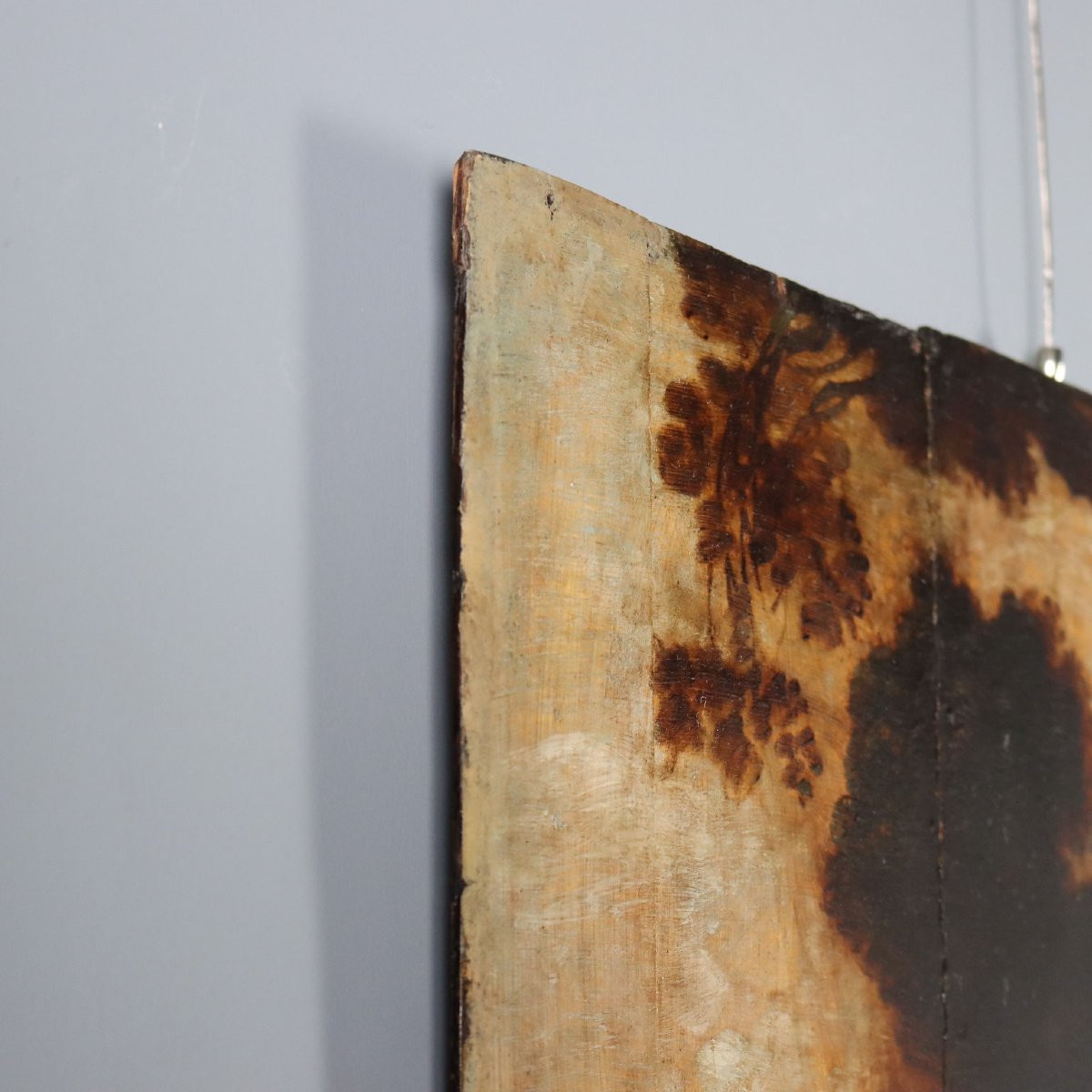 Dipinto Antico Matrimonio Mistico di Santa Caterina XVI Secolo Originale-photo-6