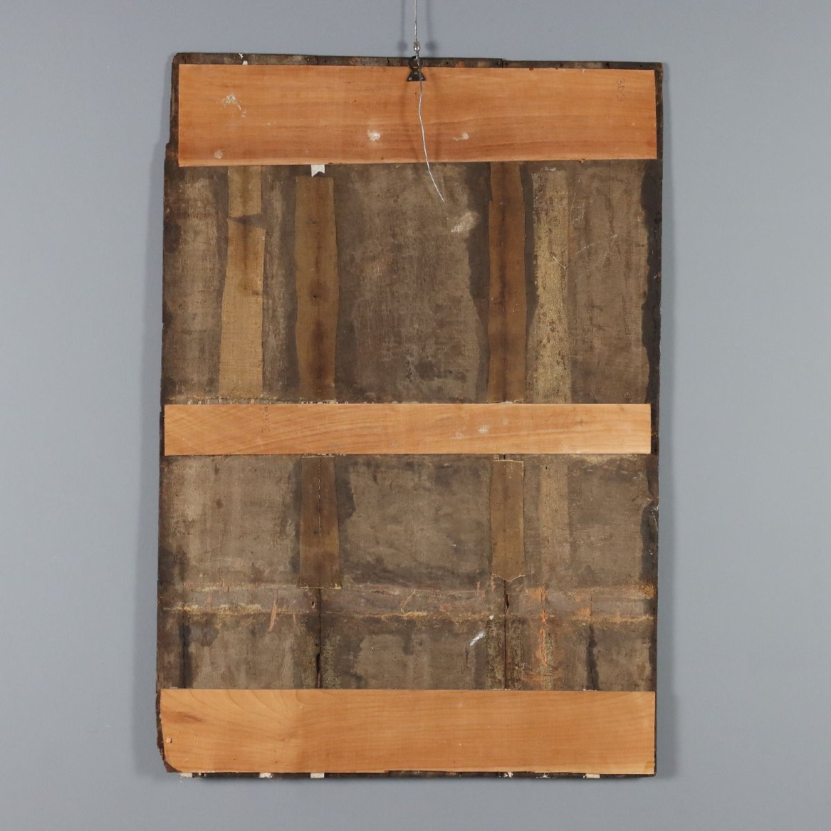 Dipinto Antico Matrimonio Mistico di Santa Caterina XVI Secolo Originale-photo-7