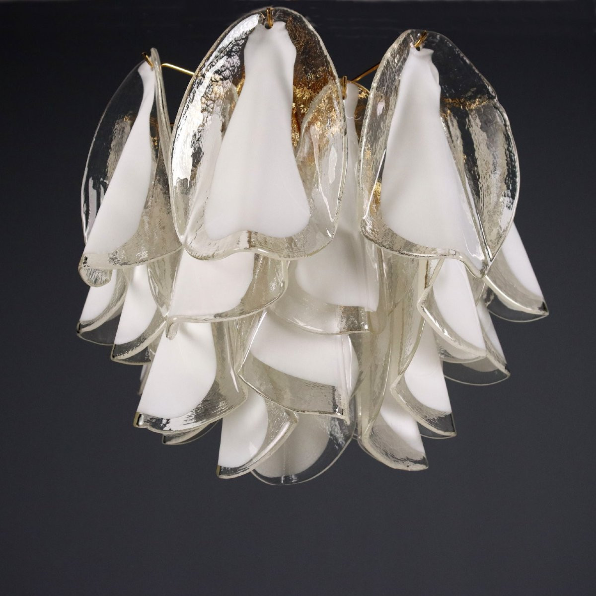 Due Lampade Anni '80 in Vetro di Murano-photo-4