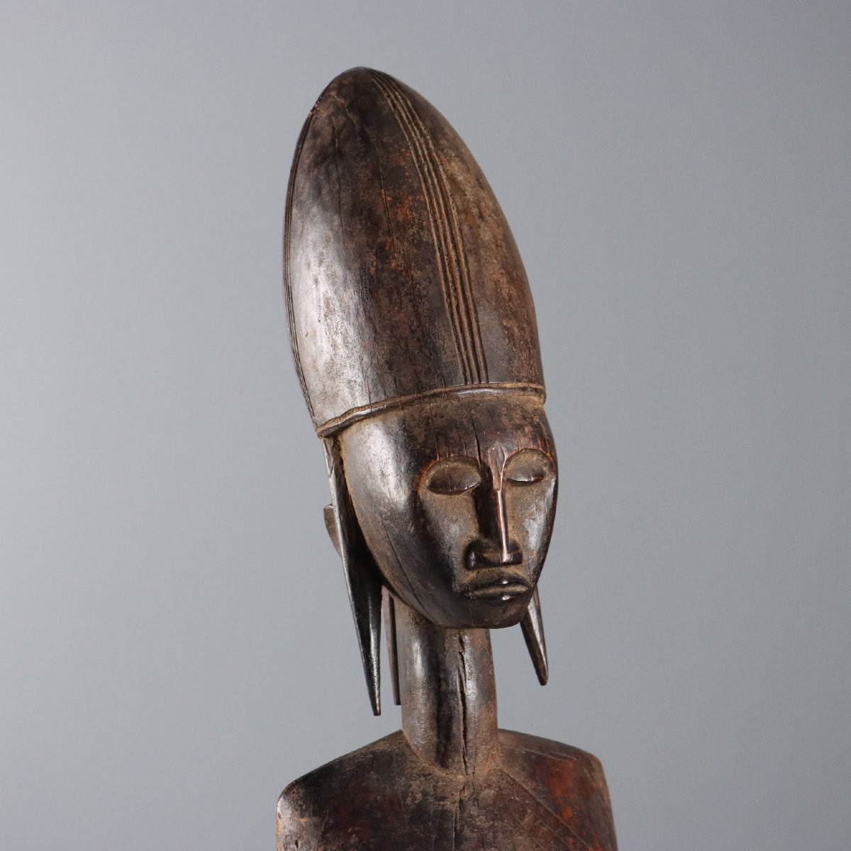 Maternità Scultura in Legno Arte Bamana Mali-photo-3
