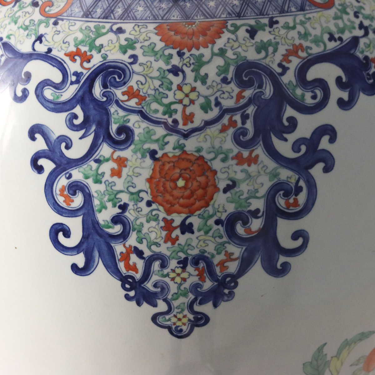 Coppia di Grandi Vasi a Balaustro con Coperchio Cina XX Secolo-photo-4