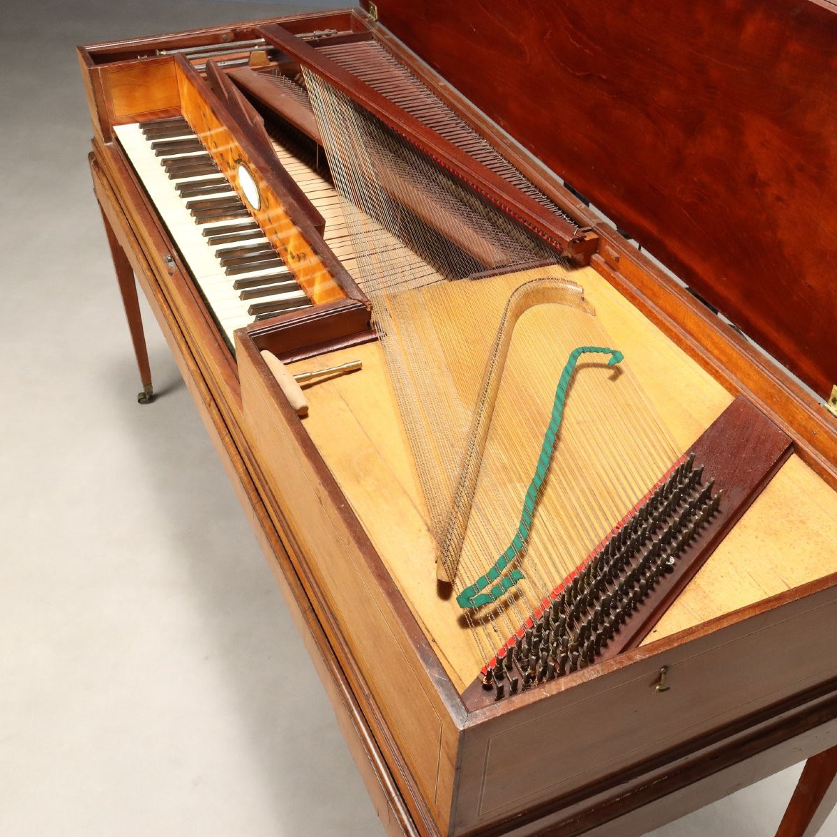 Fortepiano in Mogano LONGMAN & BRODERIP Inghilterra Fine XVIII Secolo-photo-3