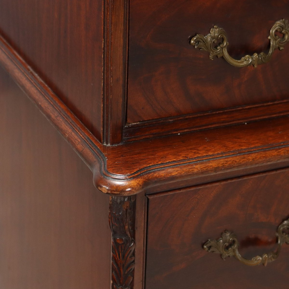 Mobile Cassettiera in Mogano Inghilterra XIX Secolo-photo-2