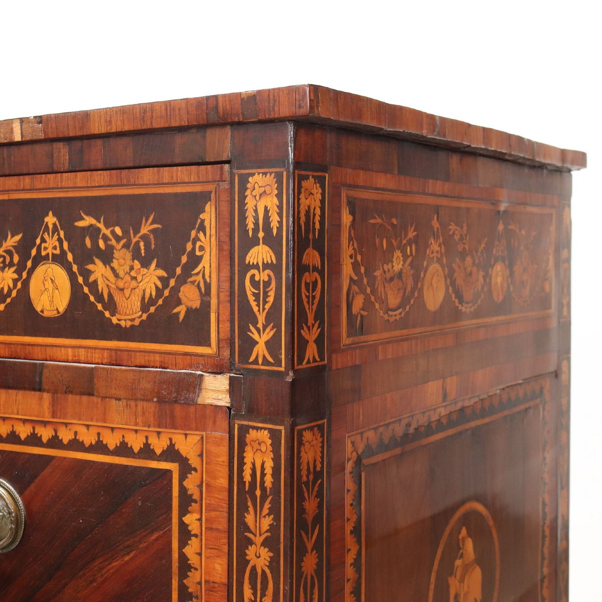 Coppia di Comò Neoclassici Lombardi Italia Ultimo Quarto XVIII Secolo-photo-4