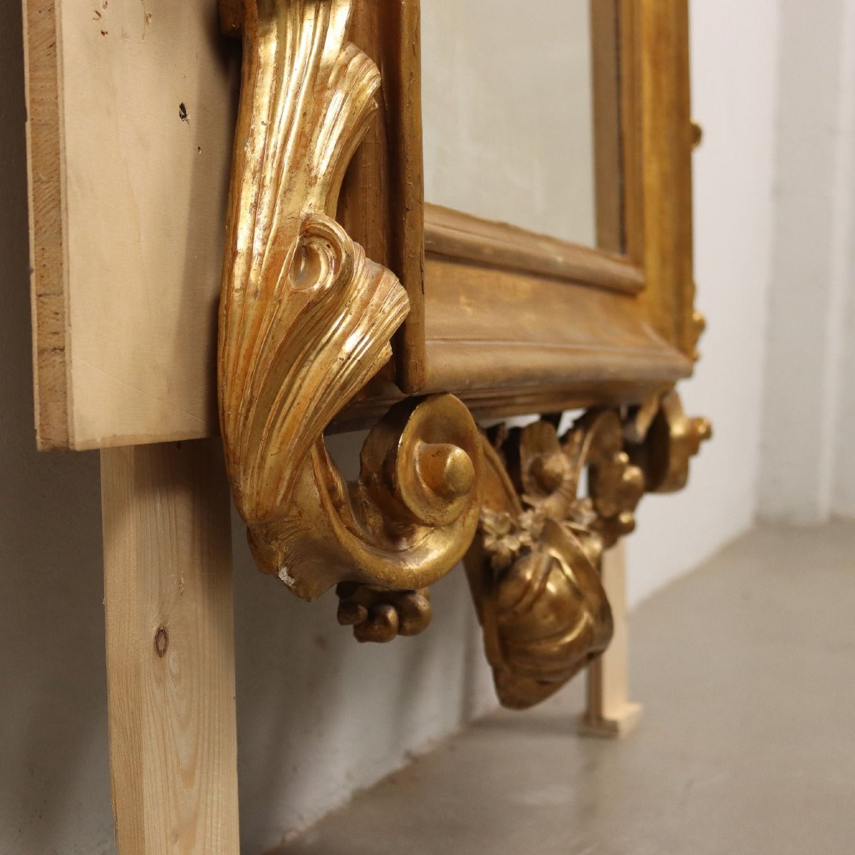 Specchiera Eclettica Italia Seconda Metà XIX Secolo-photo-8