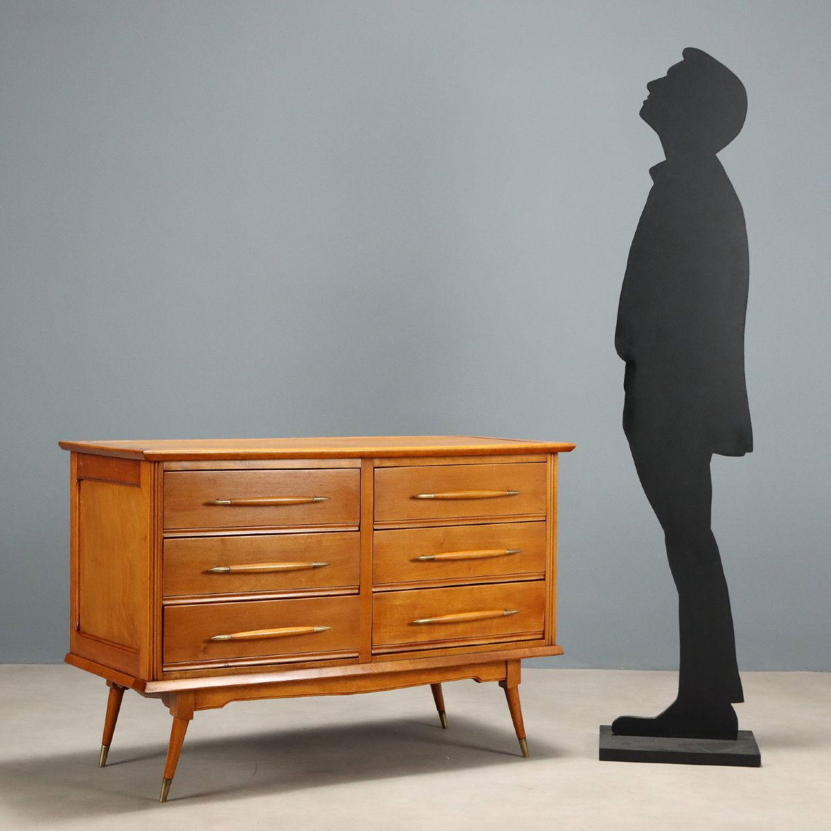 Cassettiera a sei Cassetti Anni '60-photo-2