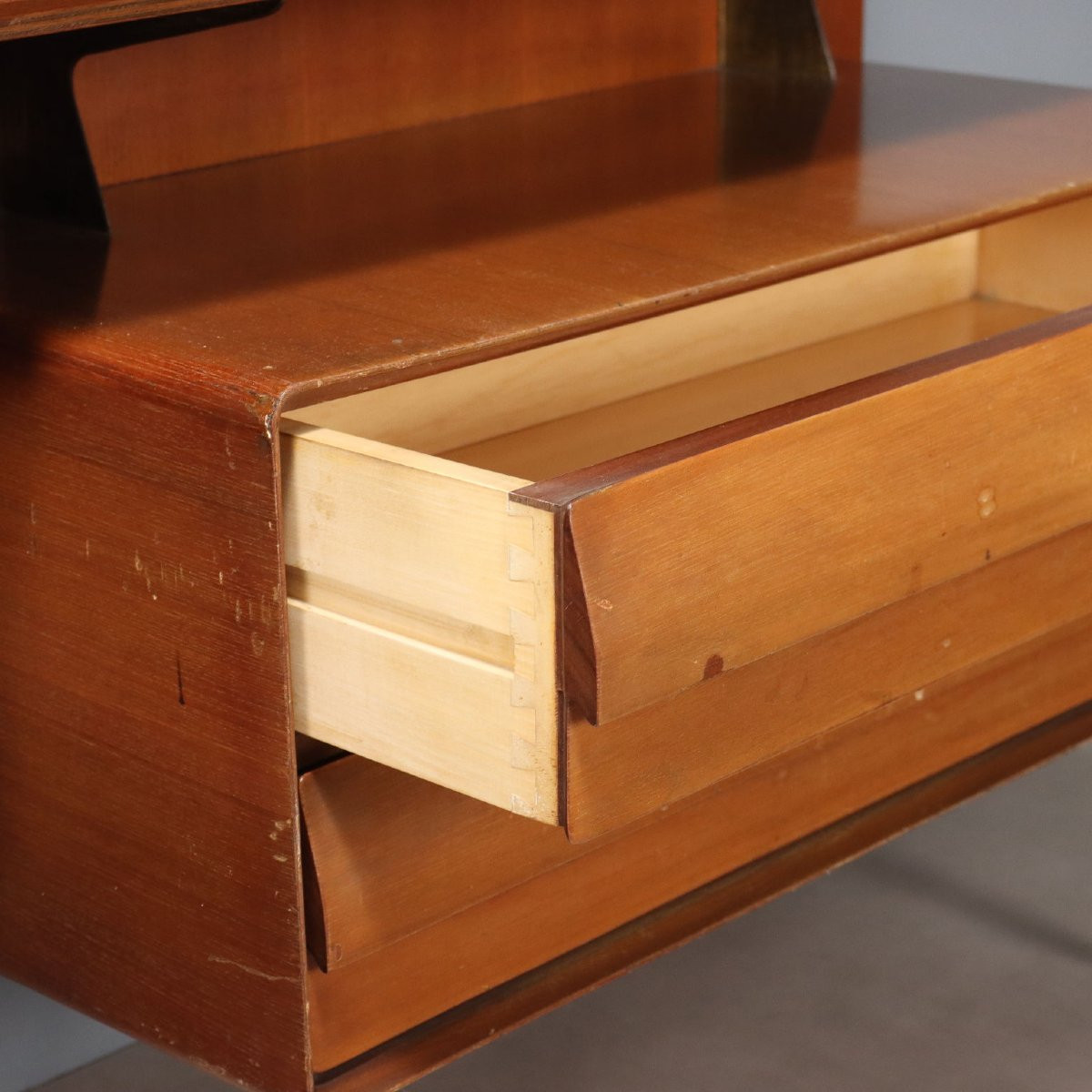 Toelette con Specchio e Sgabellino Anni '60-photo-3