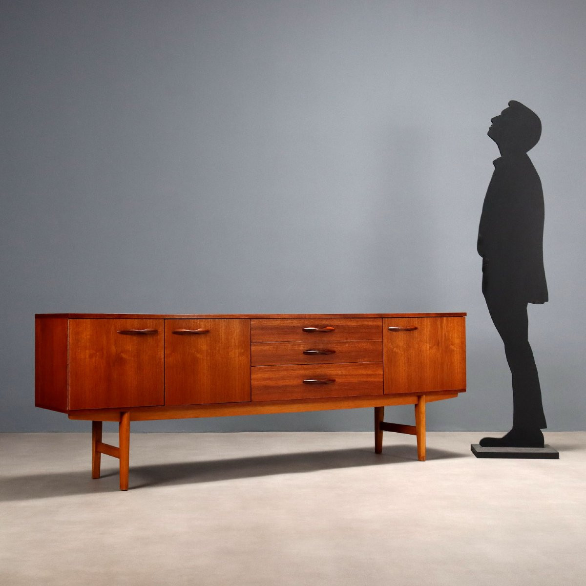 Sideboard in Teak Anni 60-photo-2