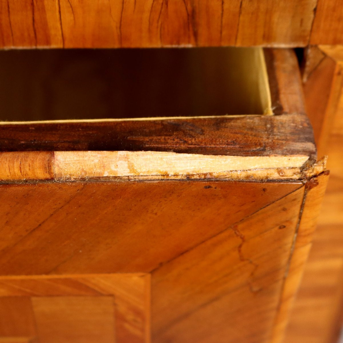 Cassettone Neoclassico in Noce Emilia Ultimo Quarto XVIII Secolo-photo-8