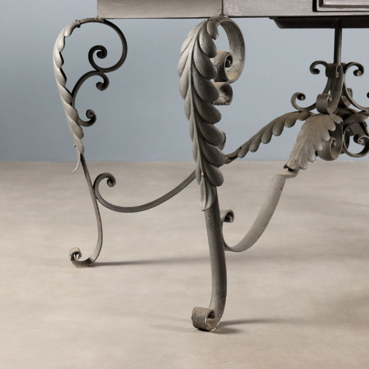 Tavolo con Piano in Marmo Italia, XX Secolo-photo-3