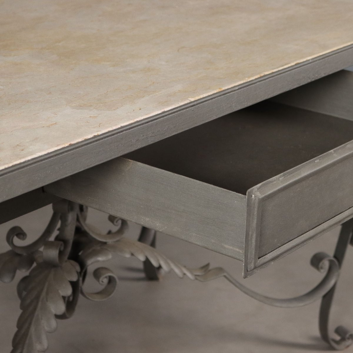 Tavolo con Piano in Marmo Italia, XX Secolo-photo-1