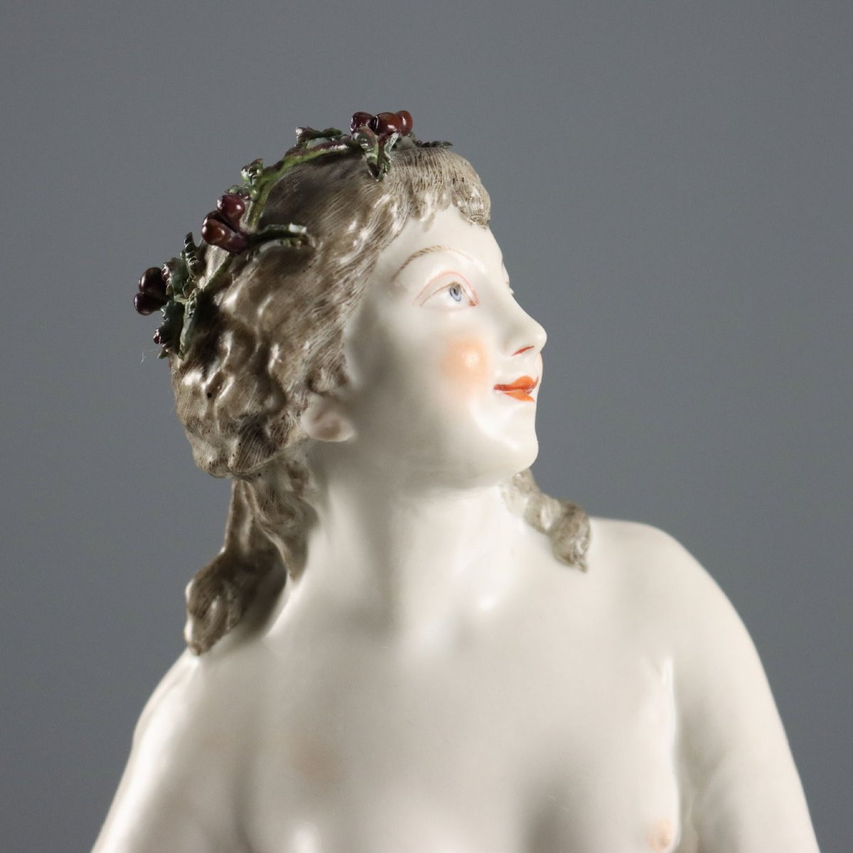 Coppia di Statue in Porcellana Edmé Samson Parigi Francia Fine '800-photo-4