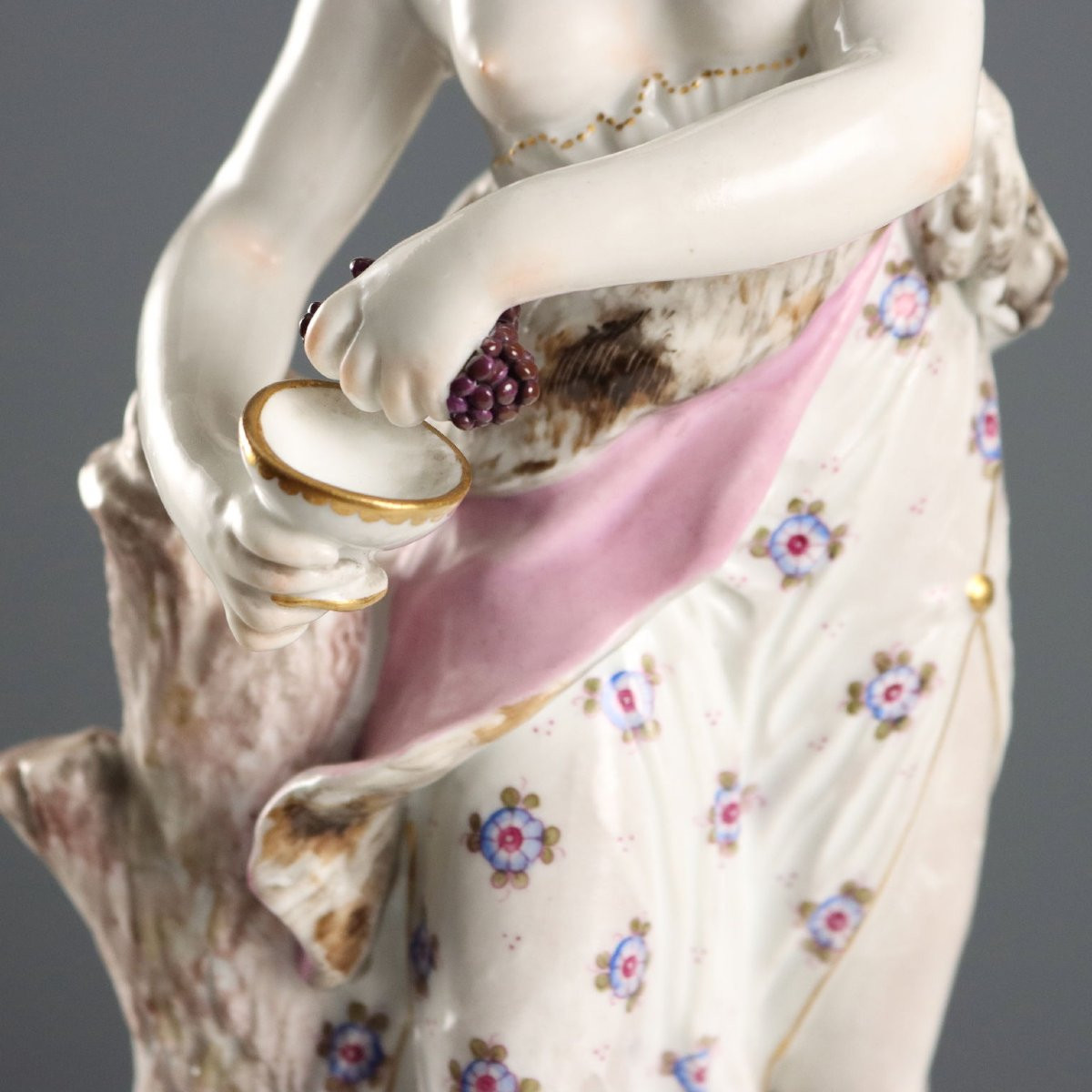 Coppia di Statue in Porcellana Edmé Samson Parigi Francia Fine '800-photo-1