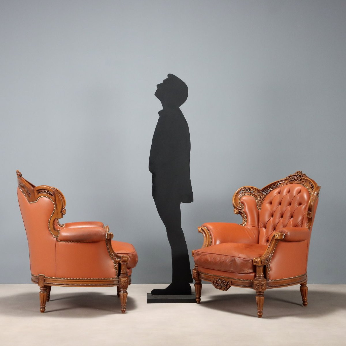 Coppia poltrone Italia, inizio XX Secolo-photo-2