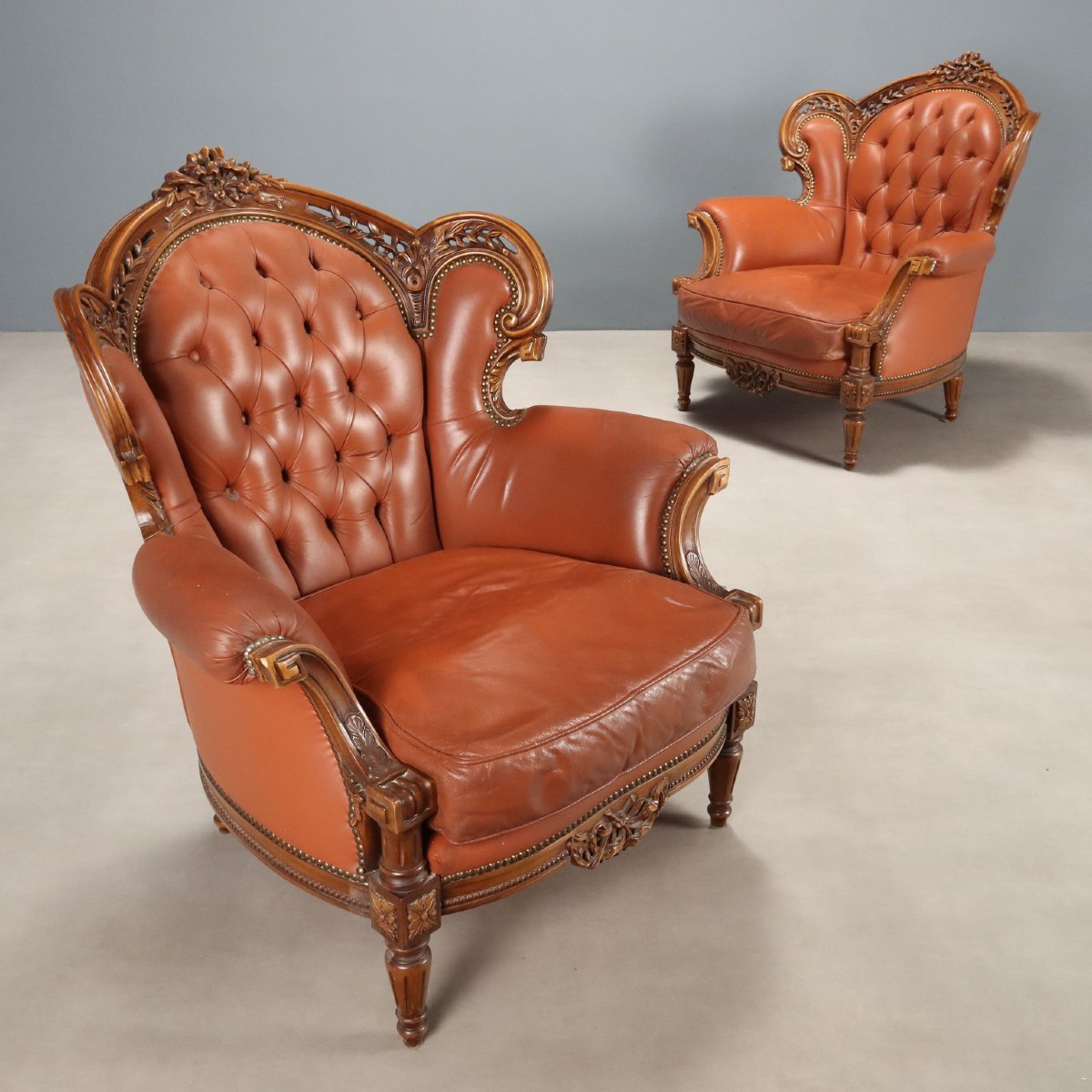 Coppia poltrone Italia, inizio XX Secolo