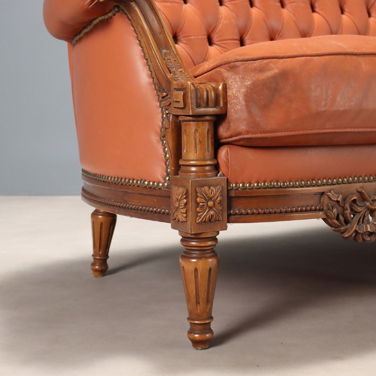 Divano in Stile Neoclassico Italia Inizio XX Secolo-photo-4