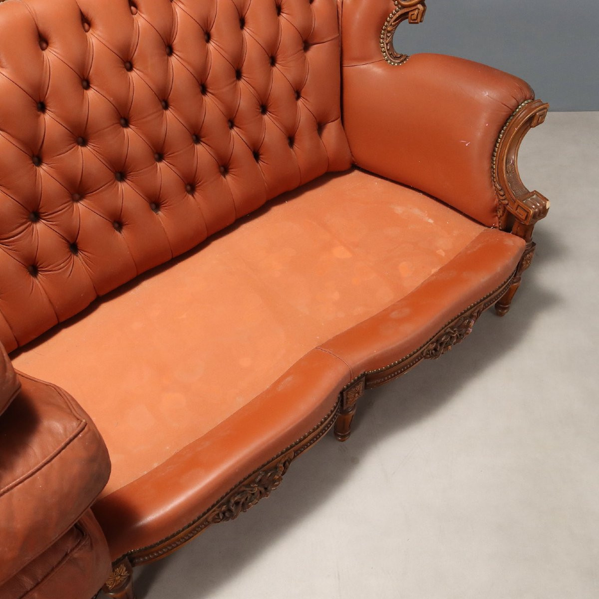 Divano in Stile Neoclassico Italia Inizio XX Secolo-photo-6