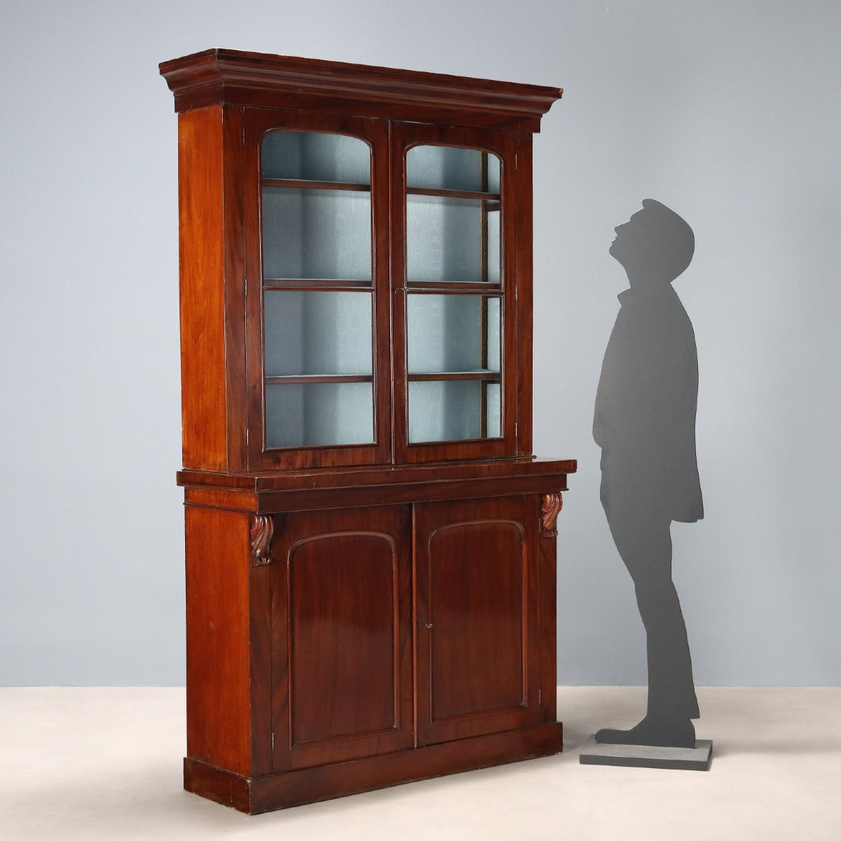 Libreria Vittoriana in Mogano Inghilterra Fine XIX Secolo-photo-2