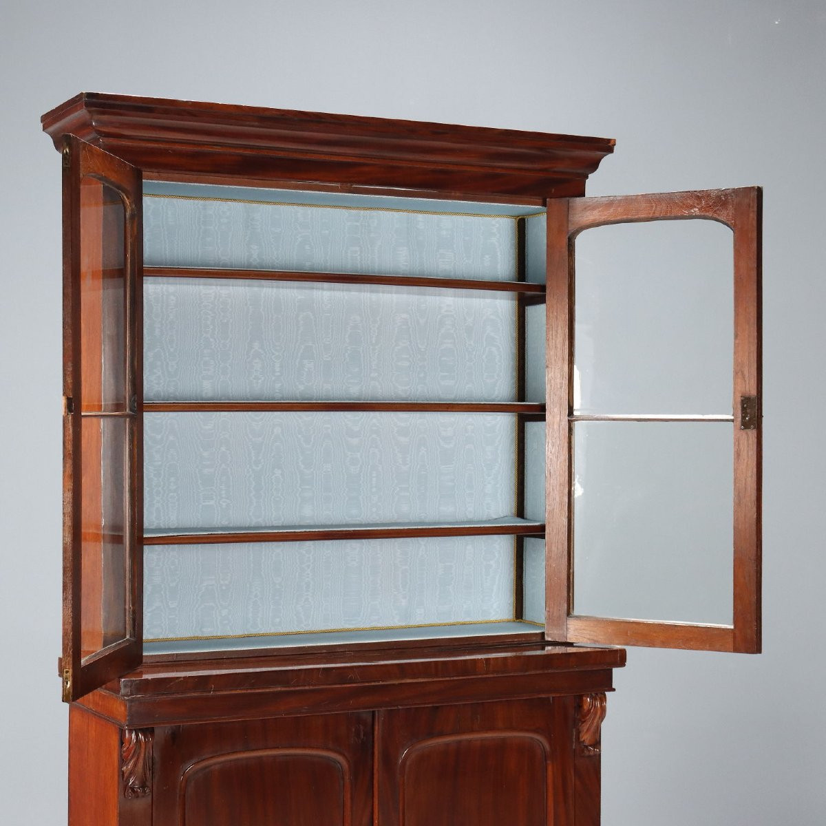 Libreria Vittoriana in Mogano Inghilterra Fine XIX Secolo-photo-3