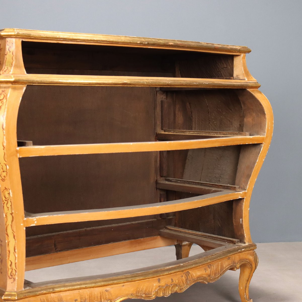 Comò in Stile Barocchetto Italia XX Secolo-photo-4