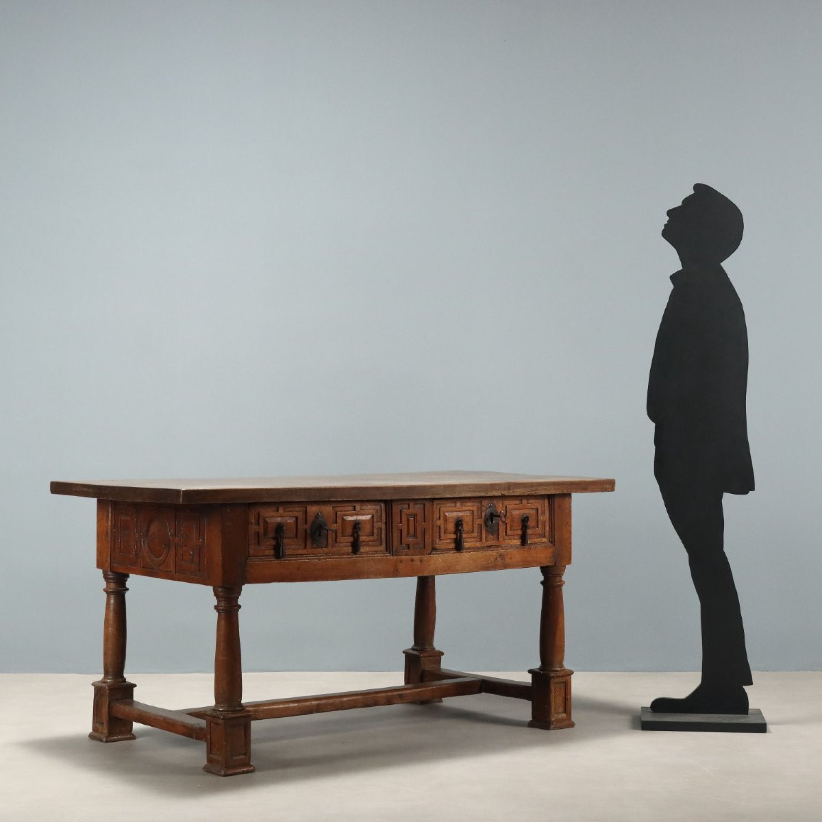 Tavolo in Noce Spagna XVII Secolo-photo-2