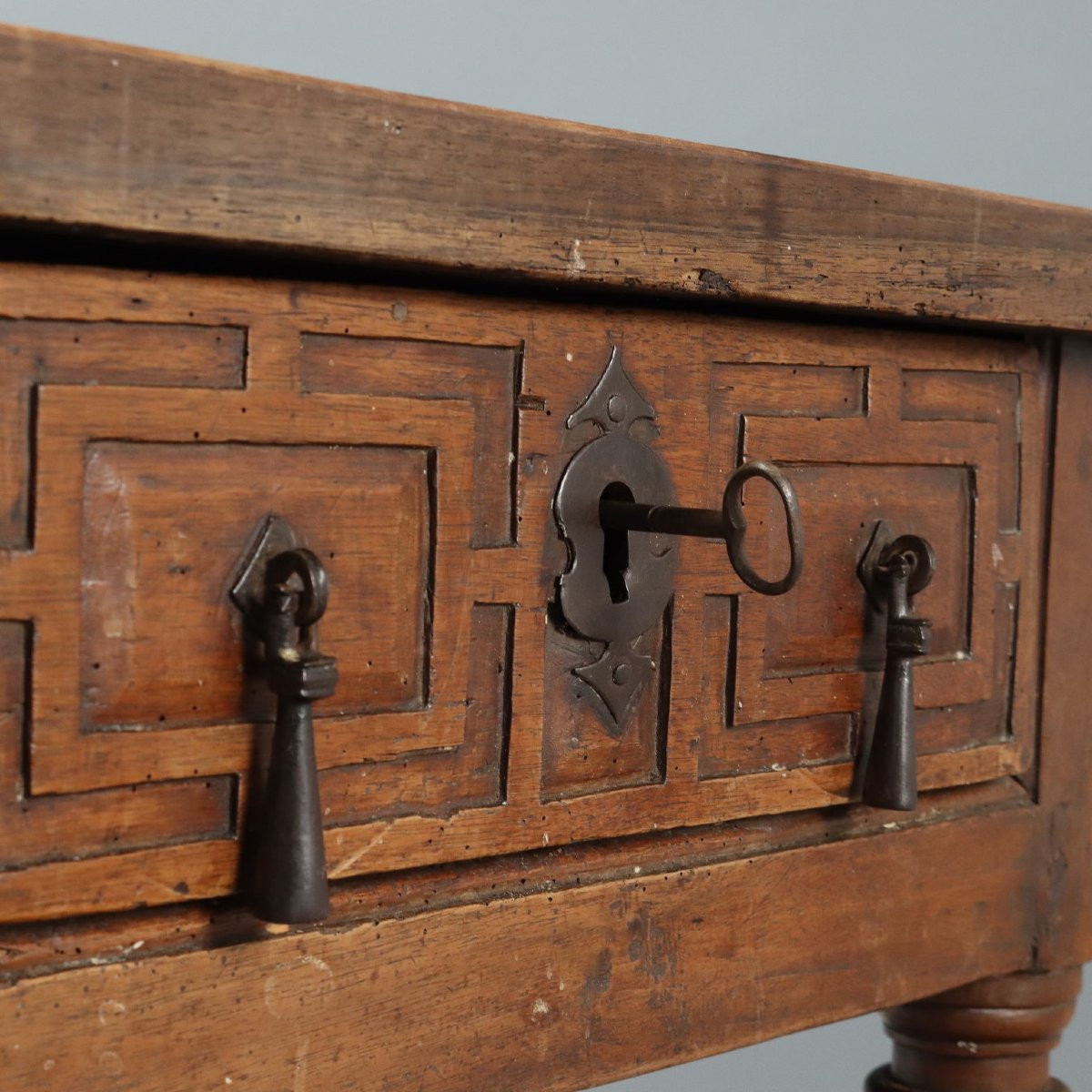 Tavolo in Noce Spagna XVII Secolo-photo-3