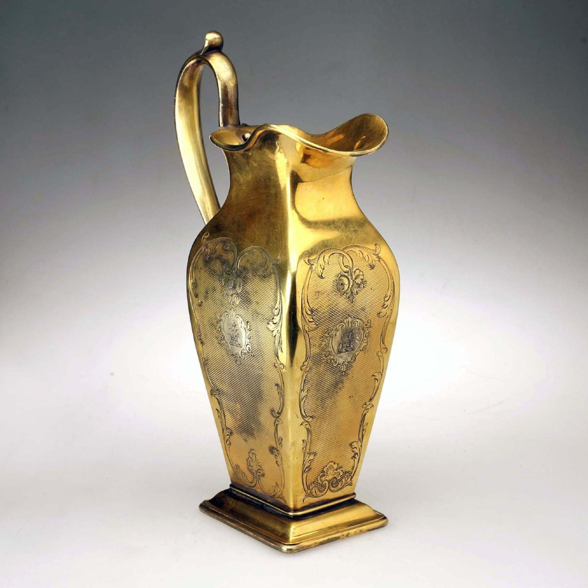 Brocca in Argento Vermeil Louis Ainé Aucoc Francia Seconda Metà '800-photo-1