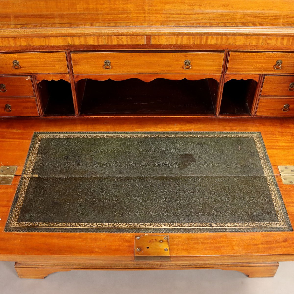 Libreria Inglese in Satinwood Inghilterra Fine XIX Secolo-photo-6