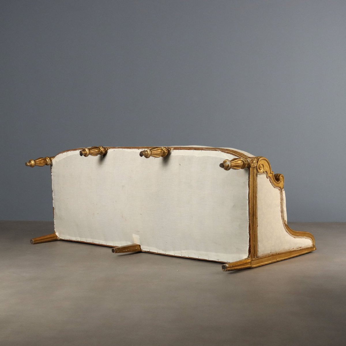 Divano in Stile Neoclassico Italia Seconda Metà XIX Secolo-photo-4