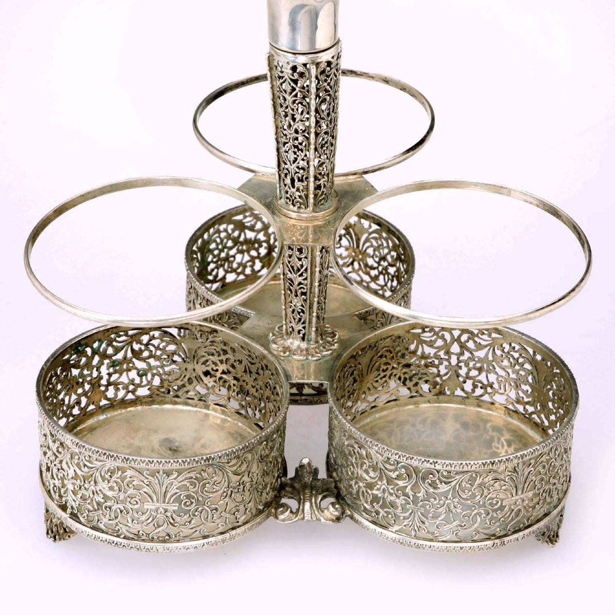 Portabottiglie in Argento Europa Primi '900-photo-5