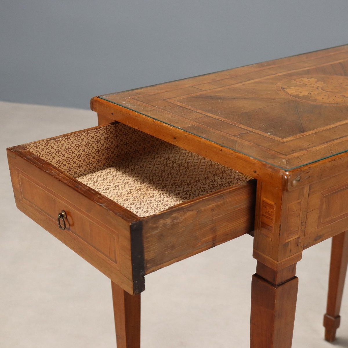 Tavolino Neoclassico Emilia Fine XVIII Secolo-photo-3