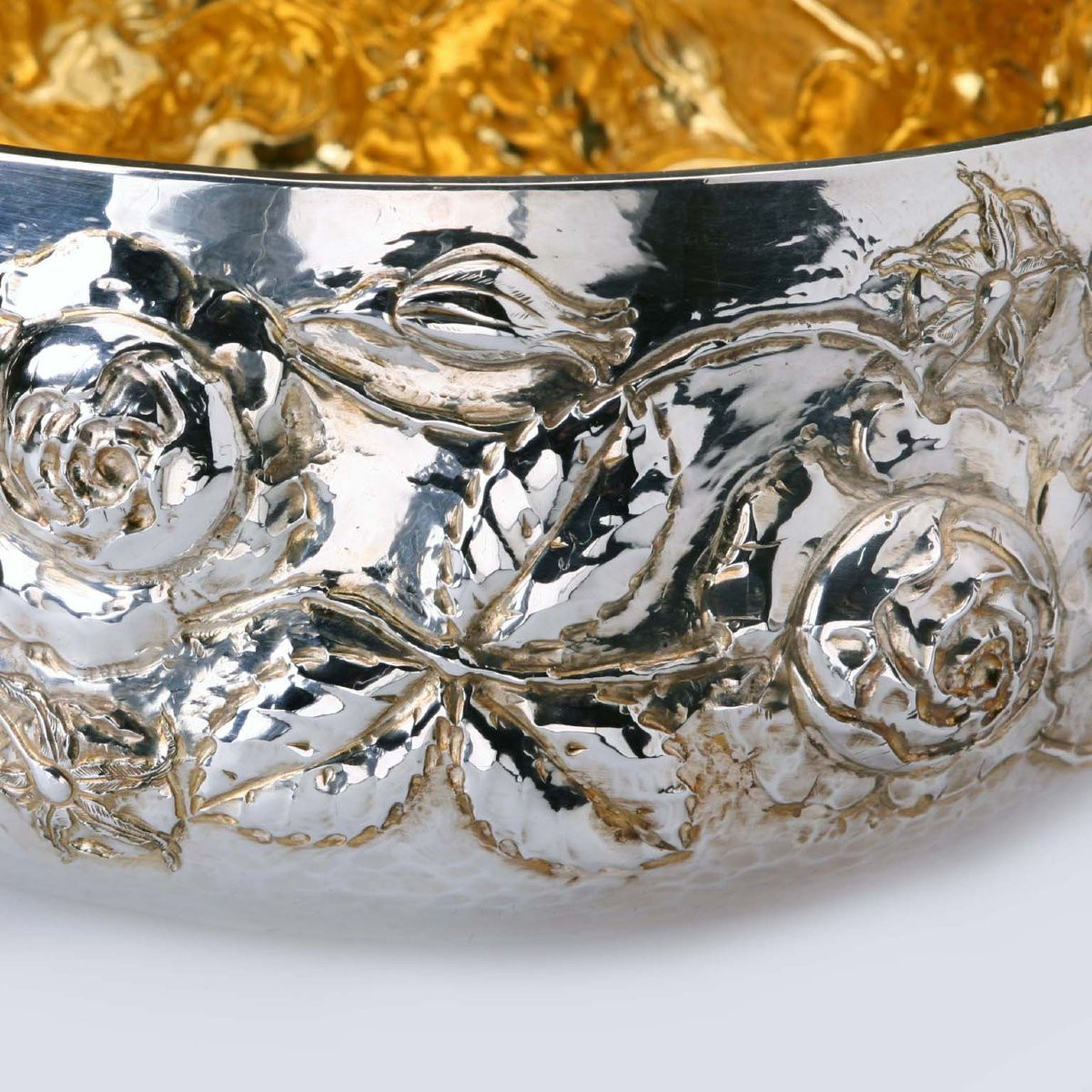 Portafrutta in Argento Manifattura Brandimarte Firenze Italia Seconda Metà '900-photo-1