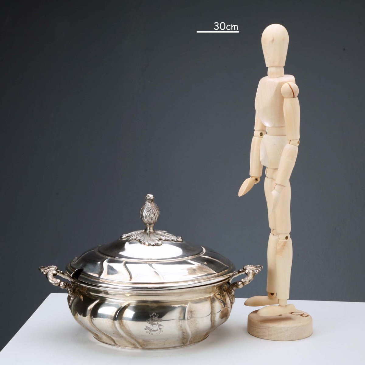 Legumiera in Argento Christian F. Heise Danimarca Fine '800 Primi '900-photo-2