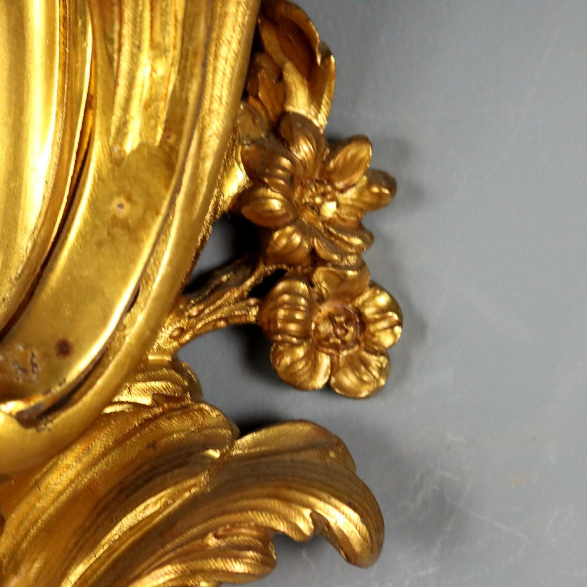 Coppia di Appliques in Bronzo dorato Italia Fine XIX Secolo-photo-5