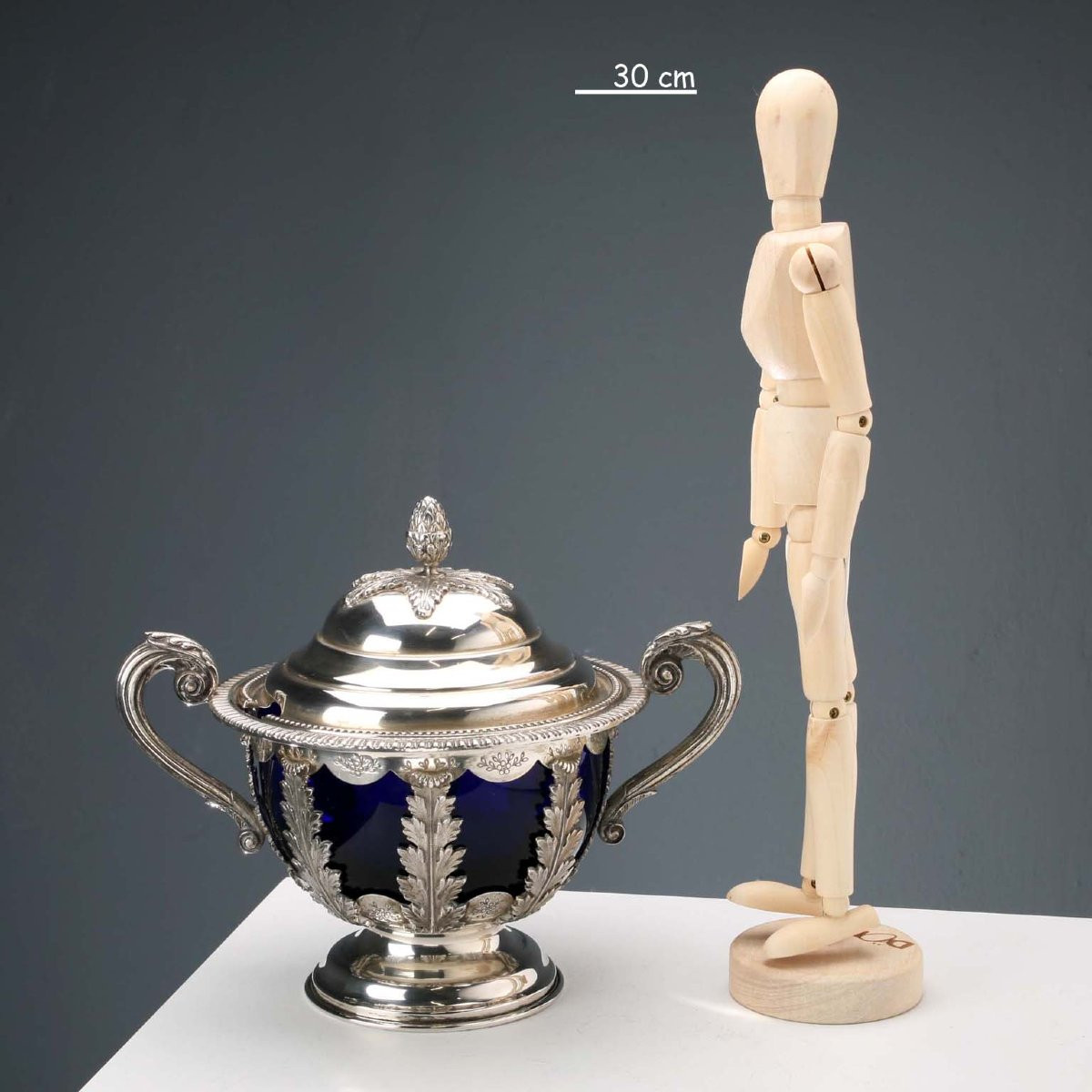 Zuccheriera in Argento Manifattura Pampurini Milano Italia Metà '900 ca-photo-2