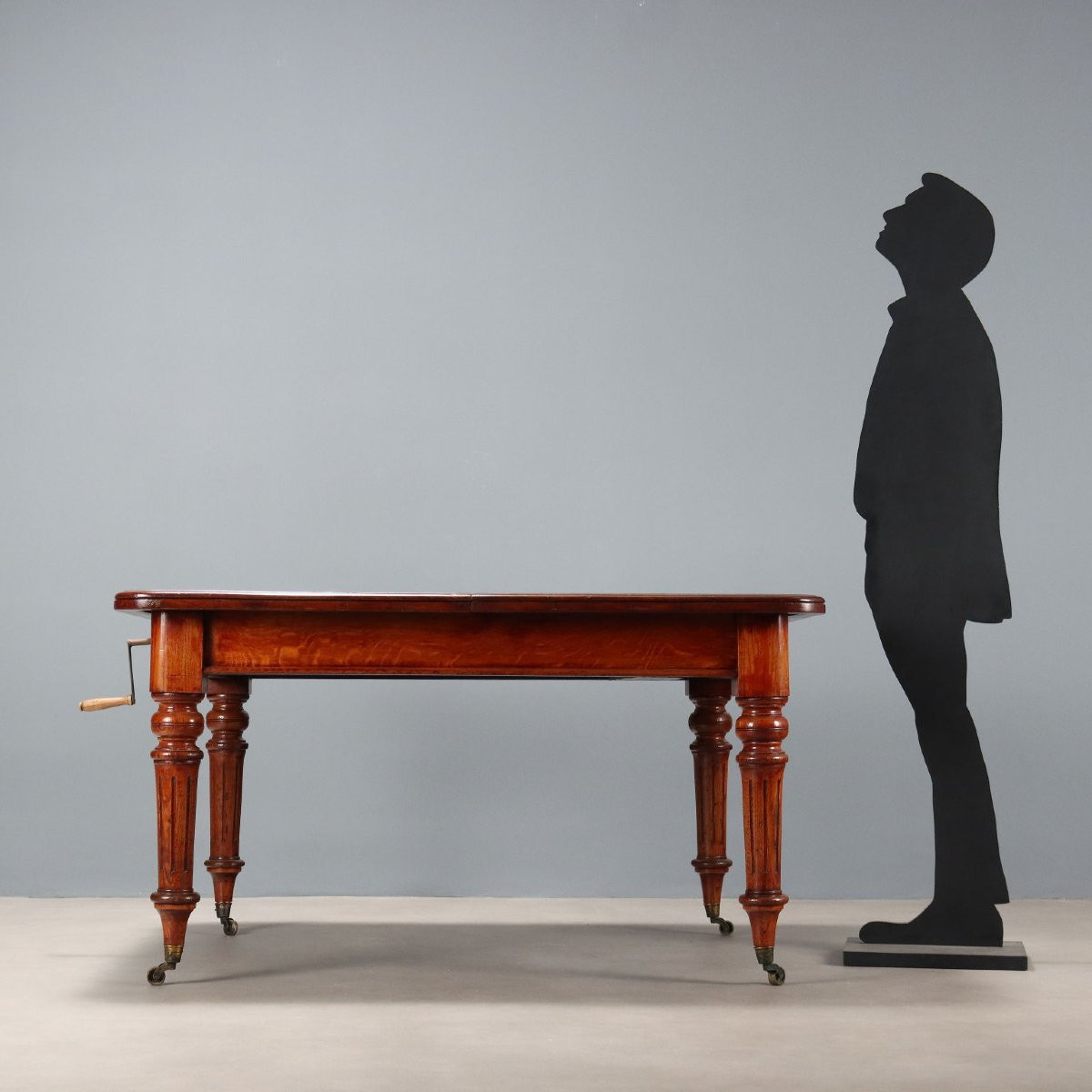 Tavolo in Rovere Tinto Mogano Inghilterra Metà XIX Secolo-photo-2