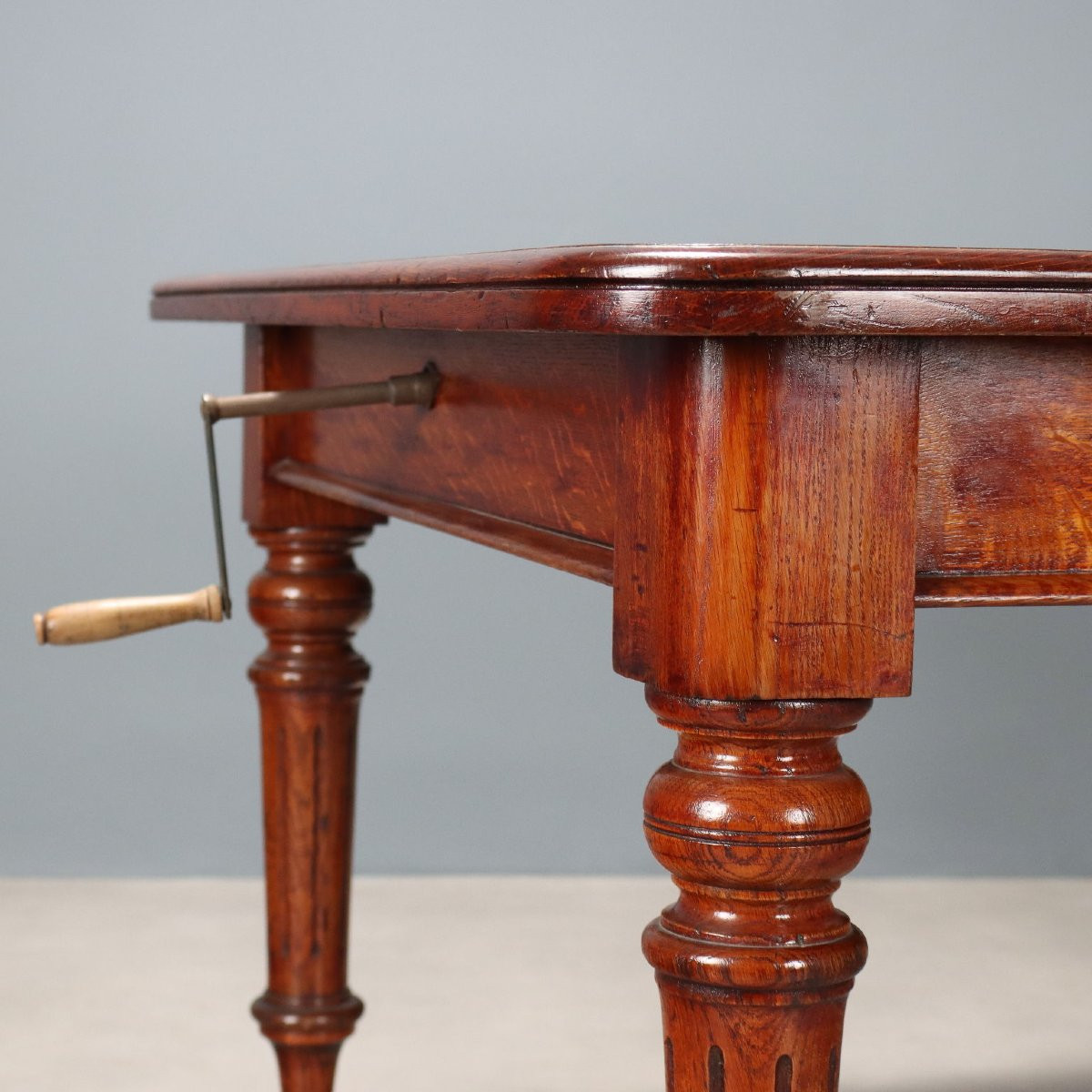 Tavolo in Rovere Tinto Mogano Inghilterra Metà XIX Secolo-photo-3