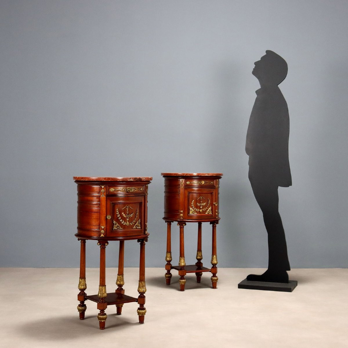 Comodini in Mogano Francia Inizio XX Secolo-photo-2