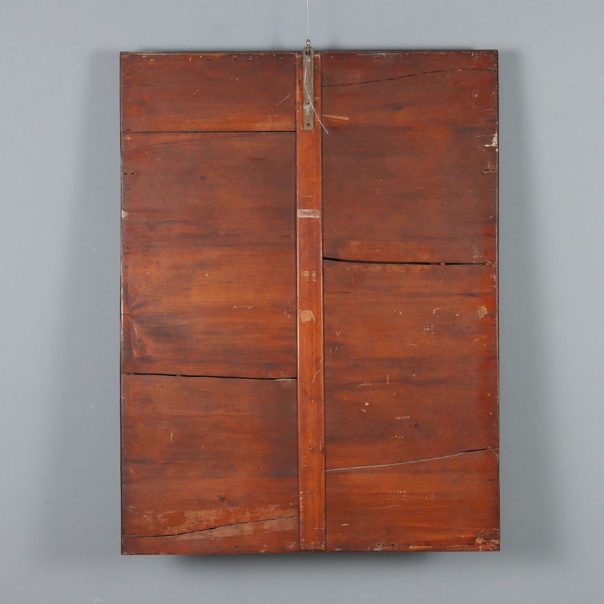 Specchiera in Mogano con Filettature e Intarsi in Acero Inghilterra Fine XIX Secolo-photo-7