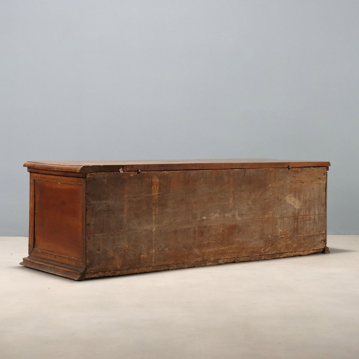 Cassapanca in Noce Italia Fine XVIII Secolo-photo-6