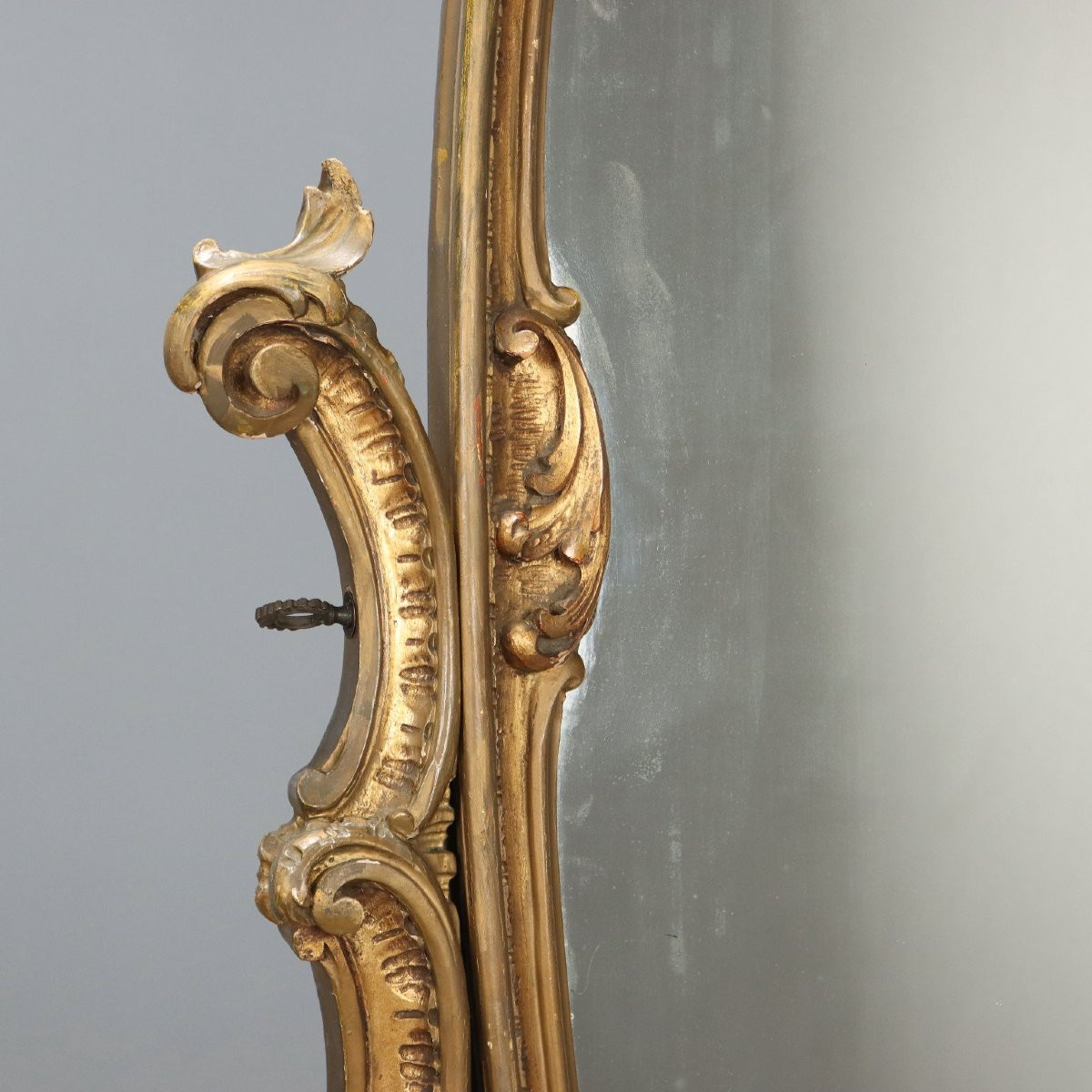 Psiche in Legno Intagliato Italia Inizio XX Secolo-photo-4