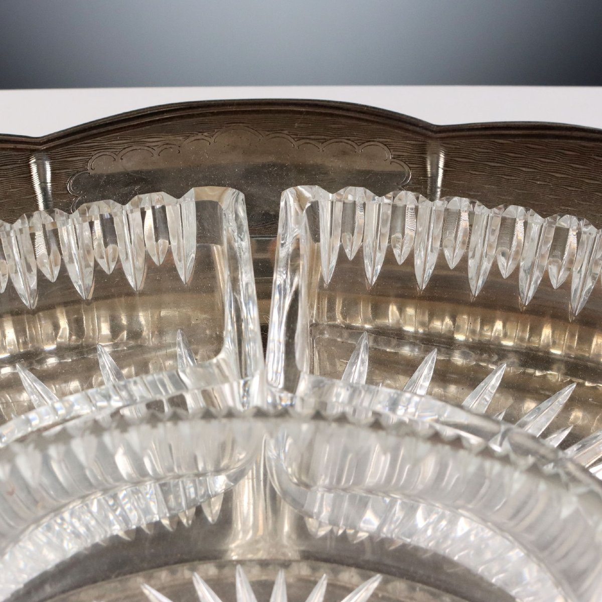 Vassoio in Argento 925 R&S Garrard Londra Inghilterra 1948-photo-3