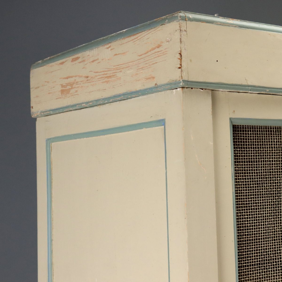 Armadio a Dispensa in Abete laccato Italia Inizio XX Secolo-photo-4