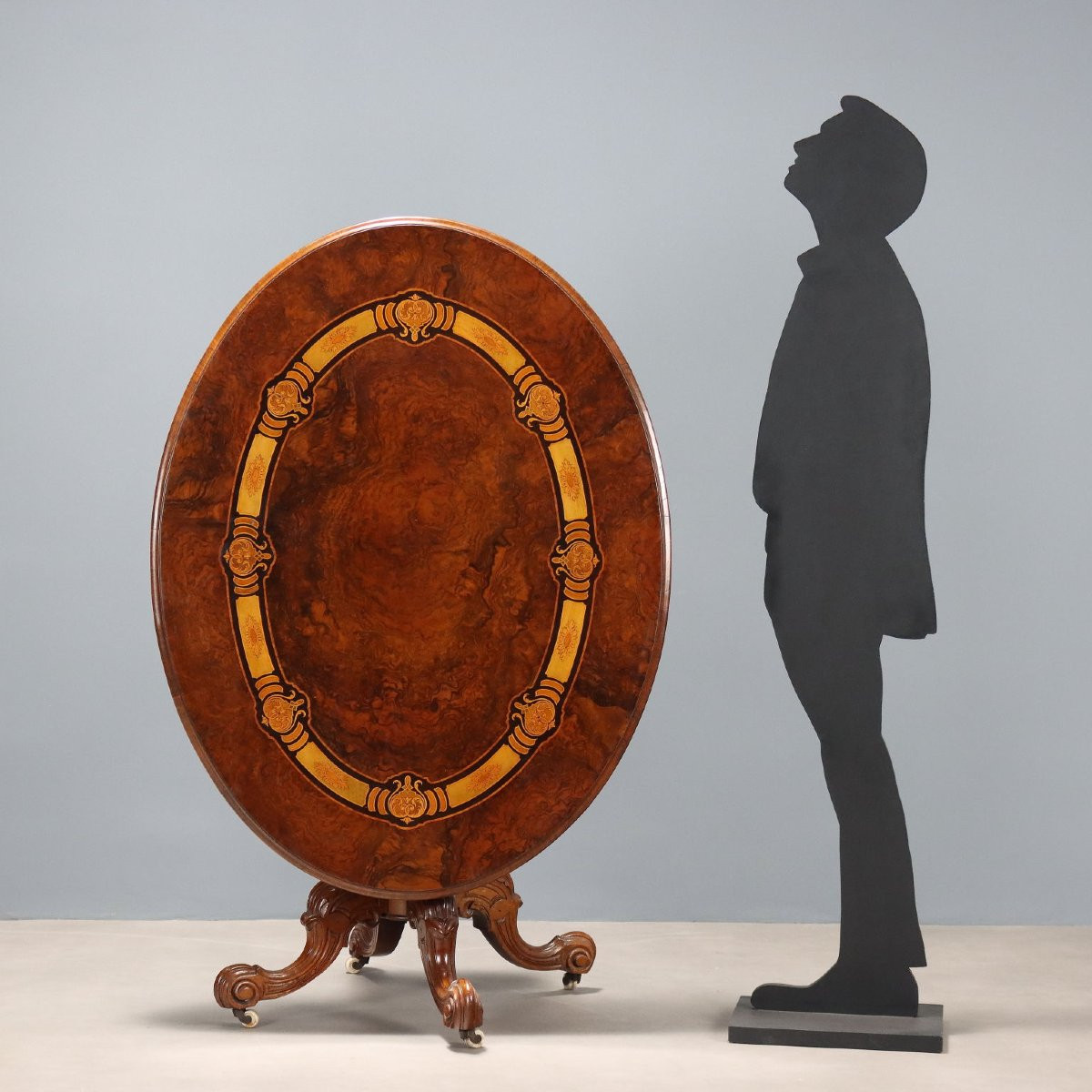 Tavolo a Vela in Mogano Inghilterra Prima Metà XIX Secolo-photo-2