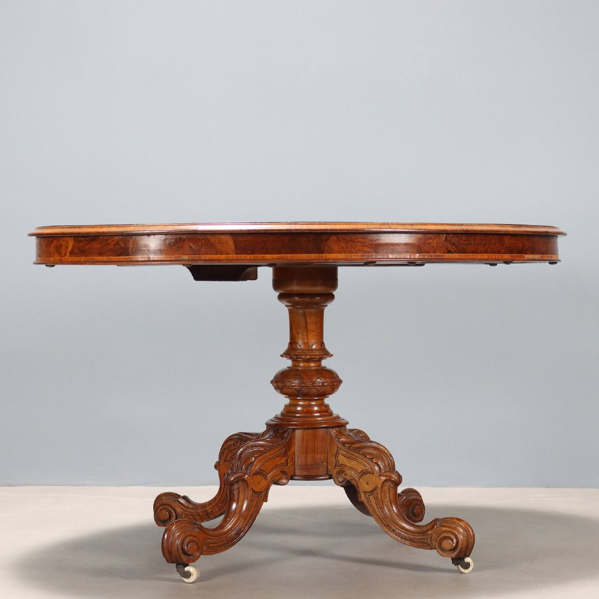 Tavolo a Vela in Mogano Inghilterra Prima Metà XIX Secolo-photo-4