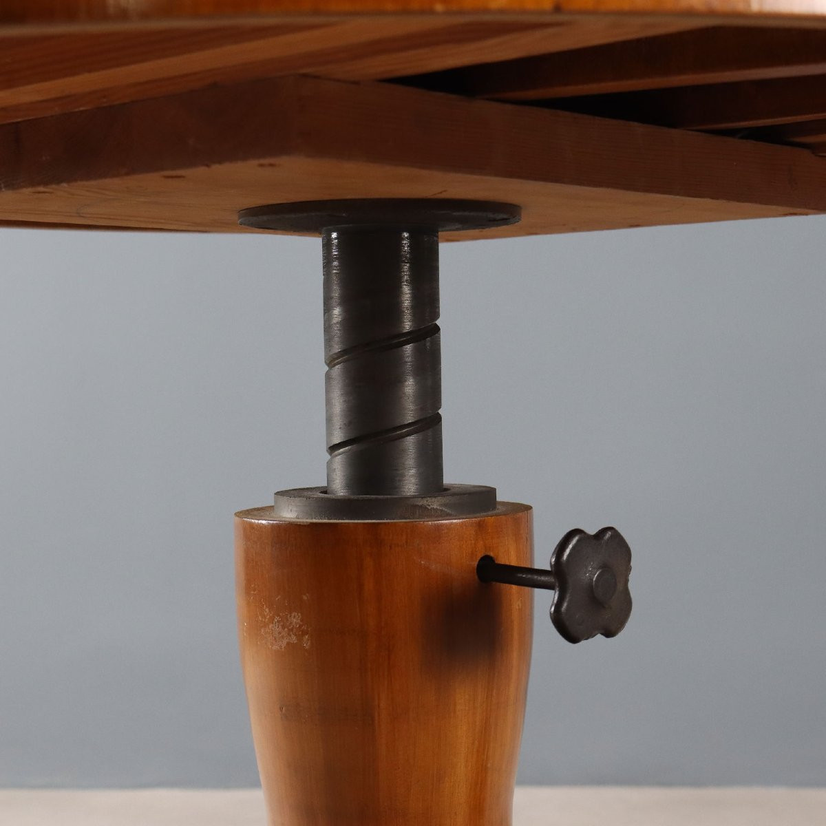 Tavolo in Mogano e Frassino Austria Fine XIX Secolo-photo-4