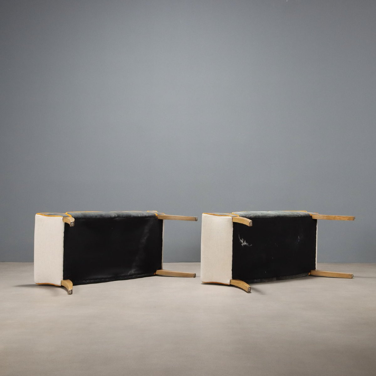 Coppia di Divanetti a Barca Italia XX Secolo-photo-4