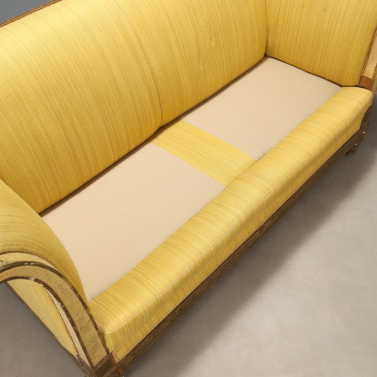 Divano Restaurazione a Giorno in Legno Italia Secondo Quarto XIX Secolo-photo-6